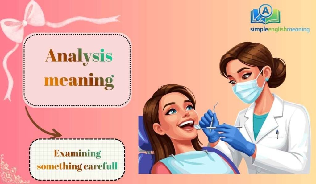 Analysis meaning