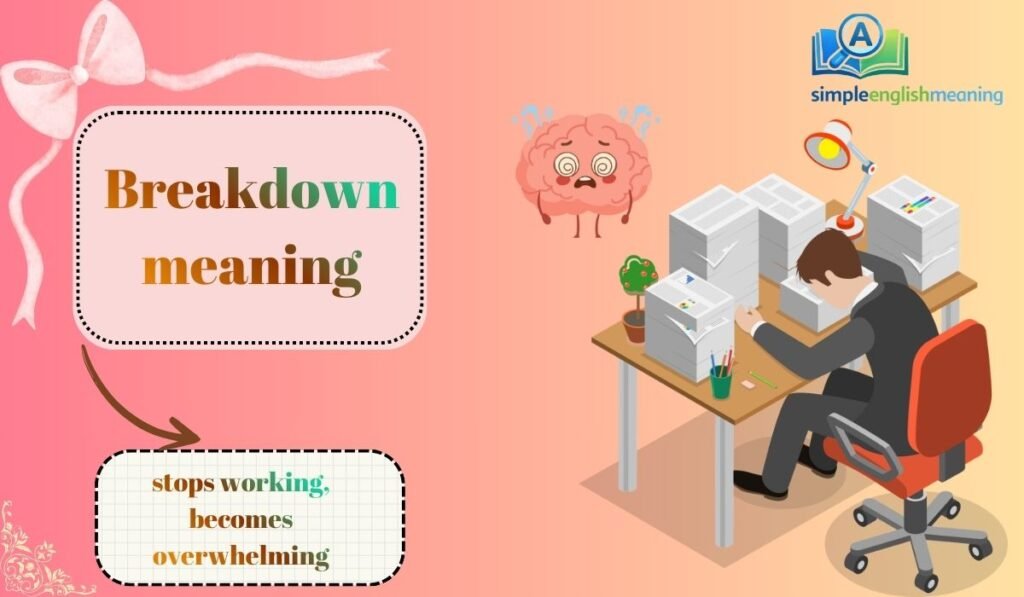 Breakdown meaning