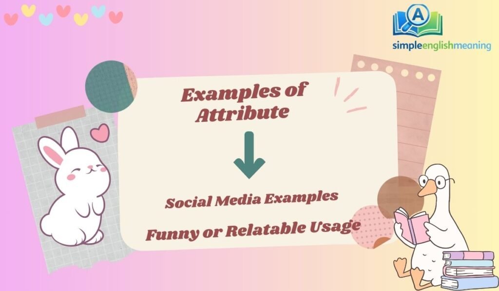 Examples of Attribute 