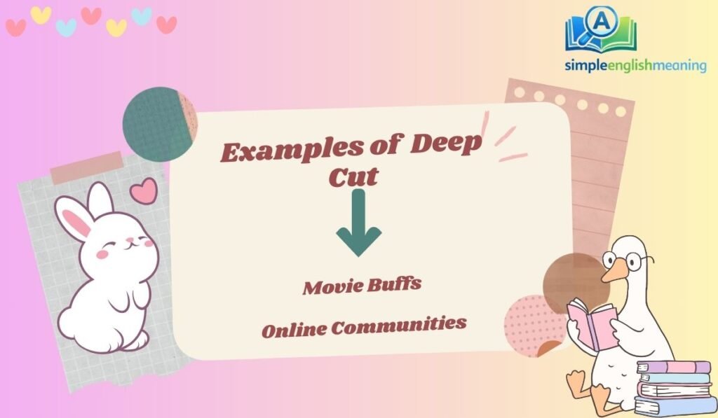 Examples of Deep Cut