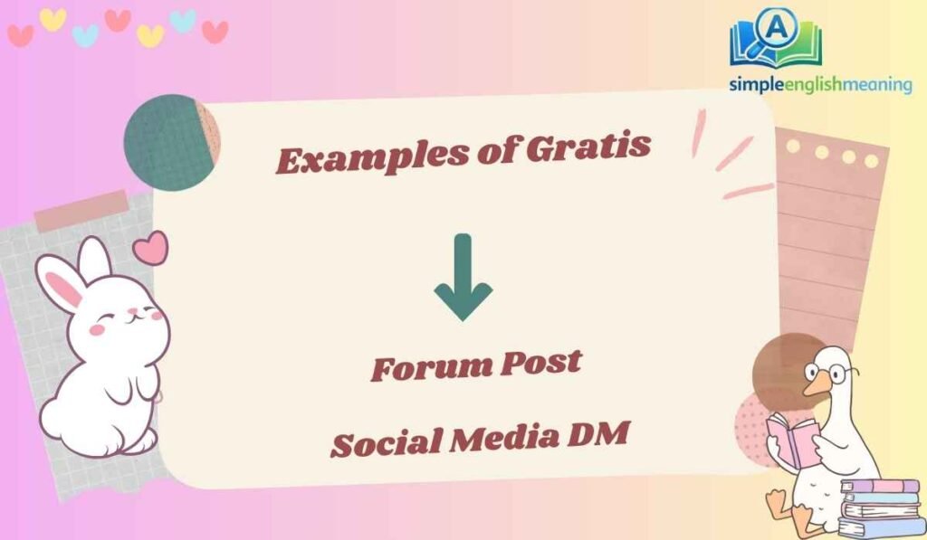 Examples of Gratis