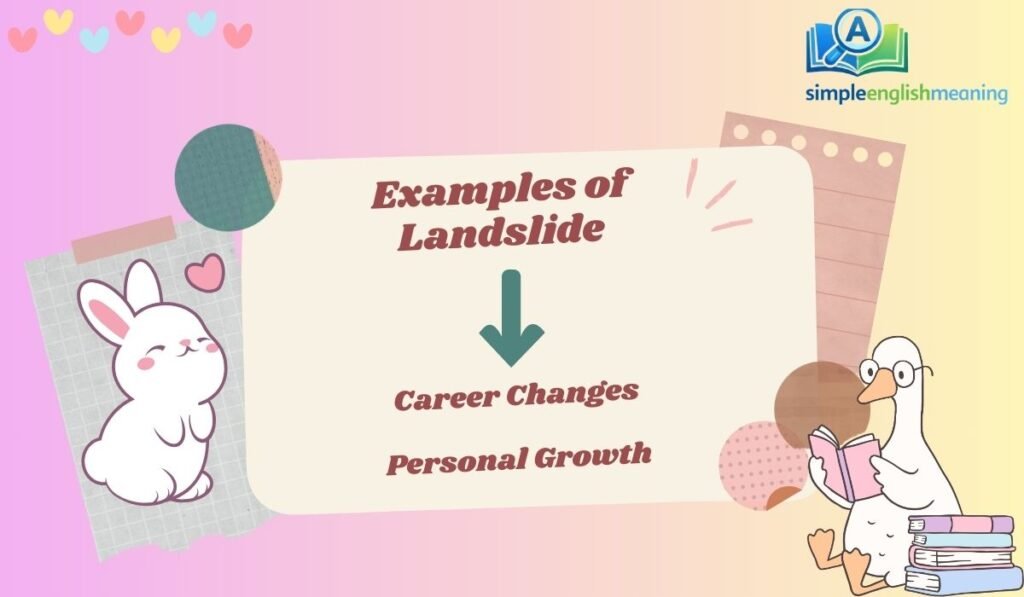 Examples of Landslide