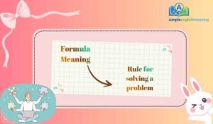 Formula Meaning