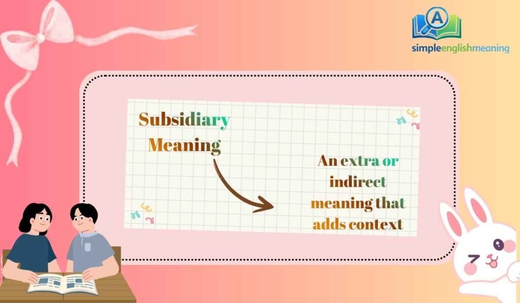 Subsidiary Meaning