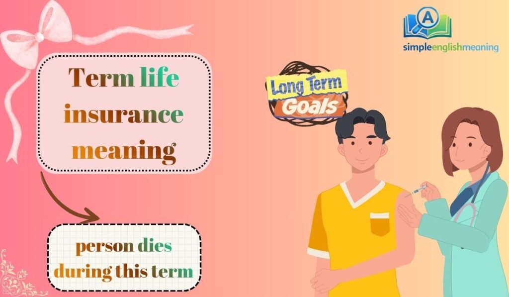 Term life insurance meaning